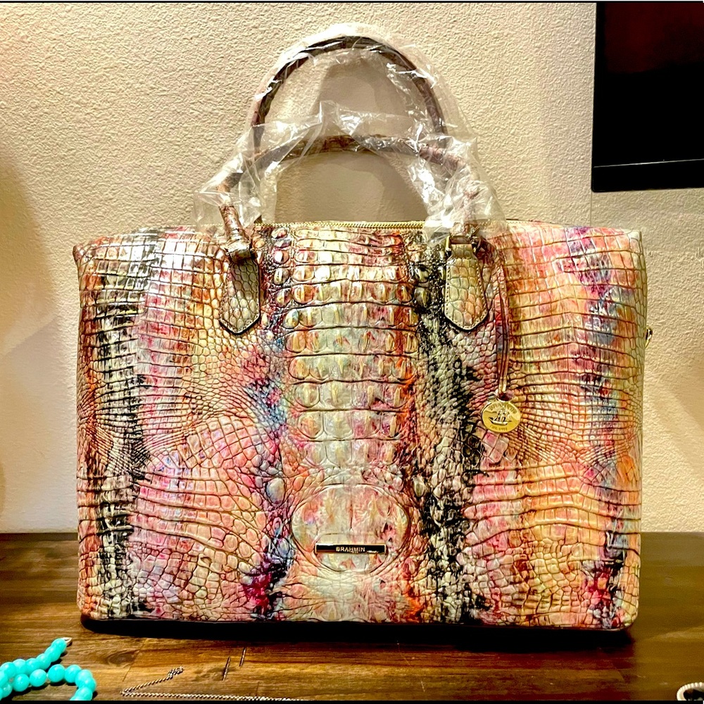 NWT Brahmin Opal Duxbury Carryall